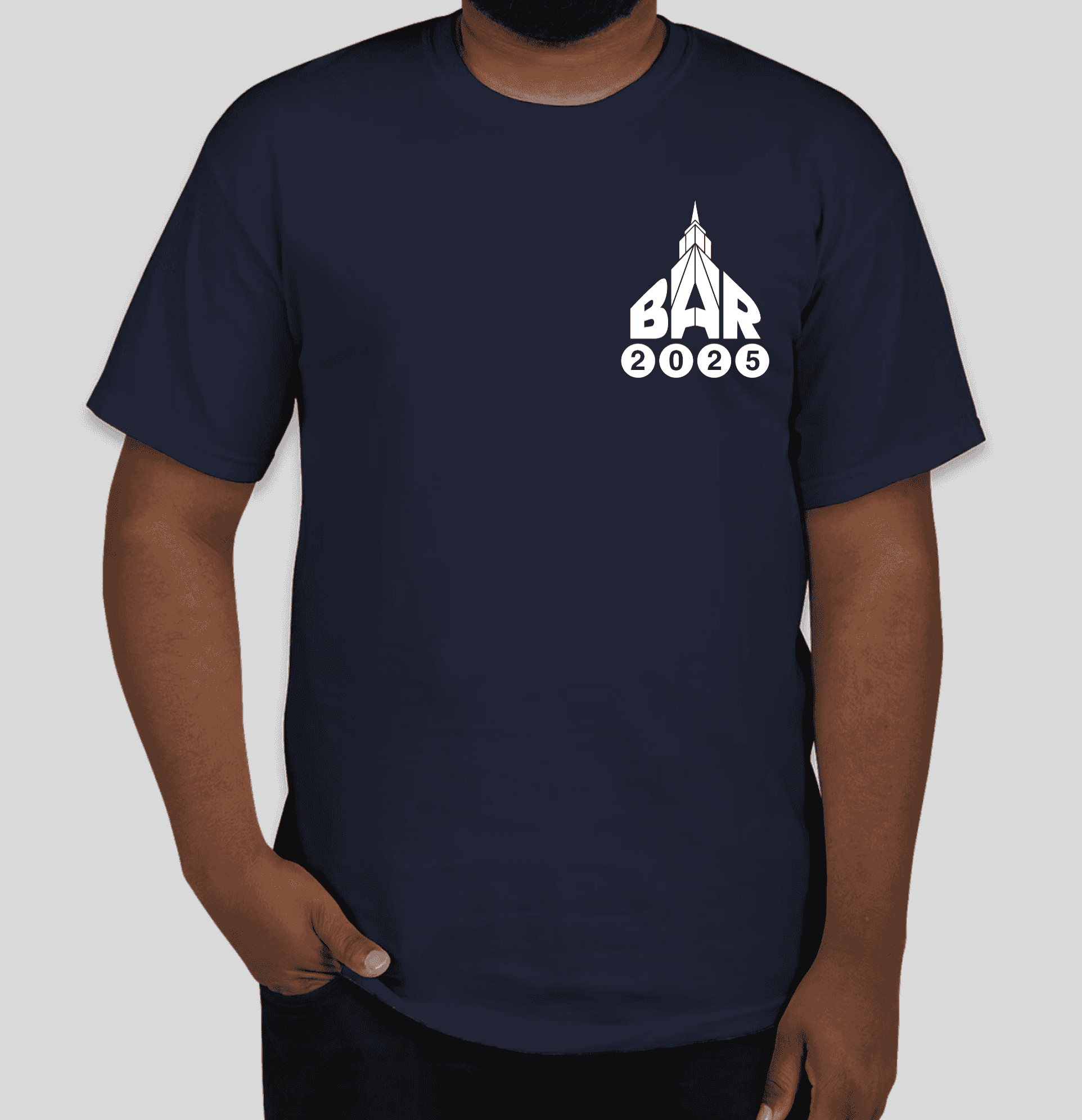 Navy cotton t-shirt