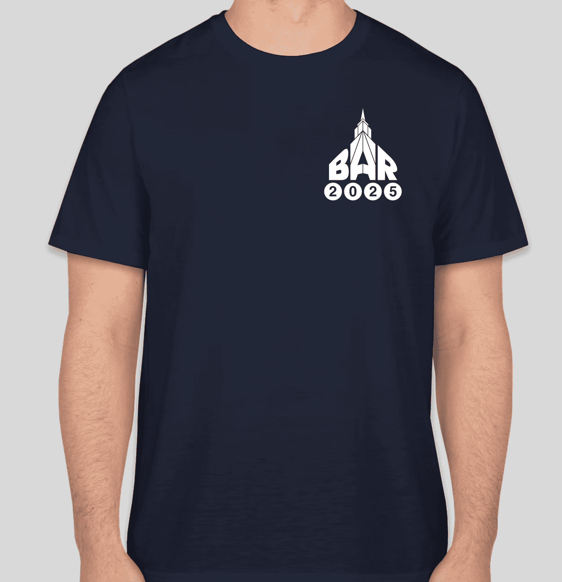 Navy performance t-shirt