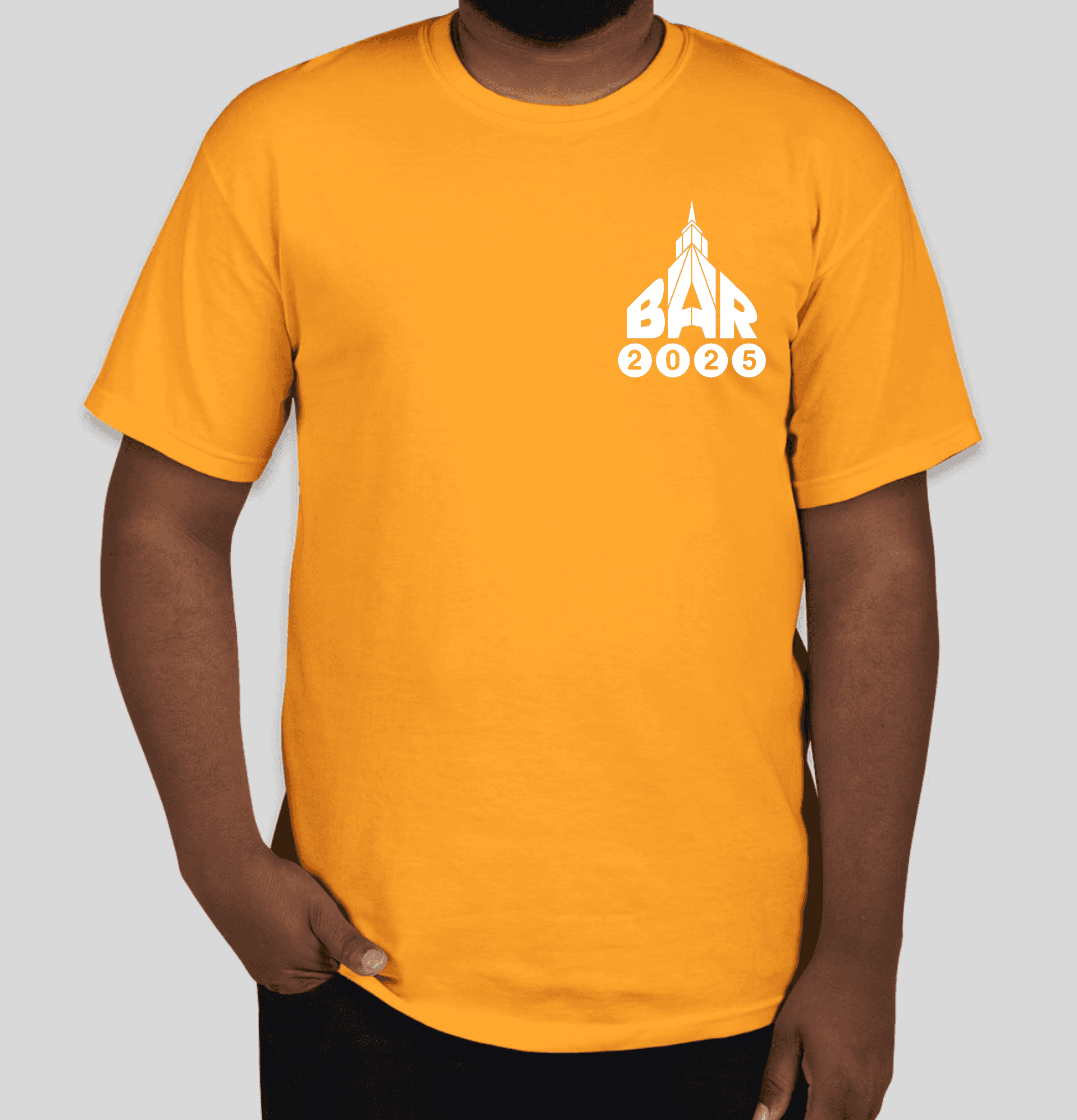 Gold cotton t-shirt