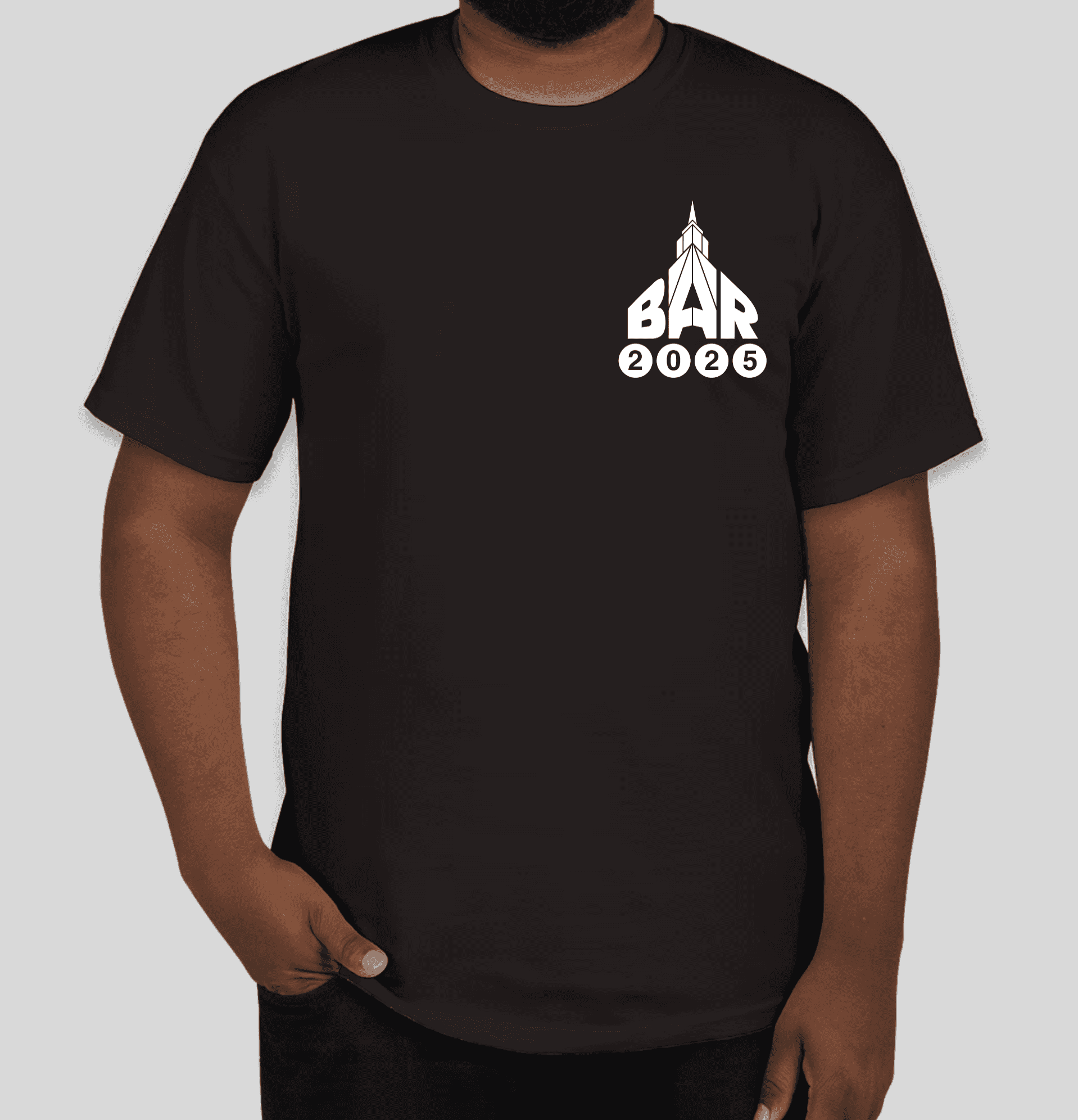 Black cotton t-shirt